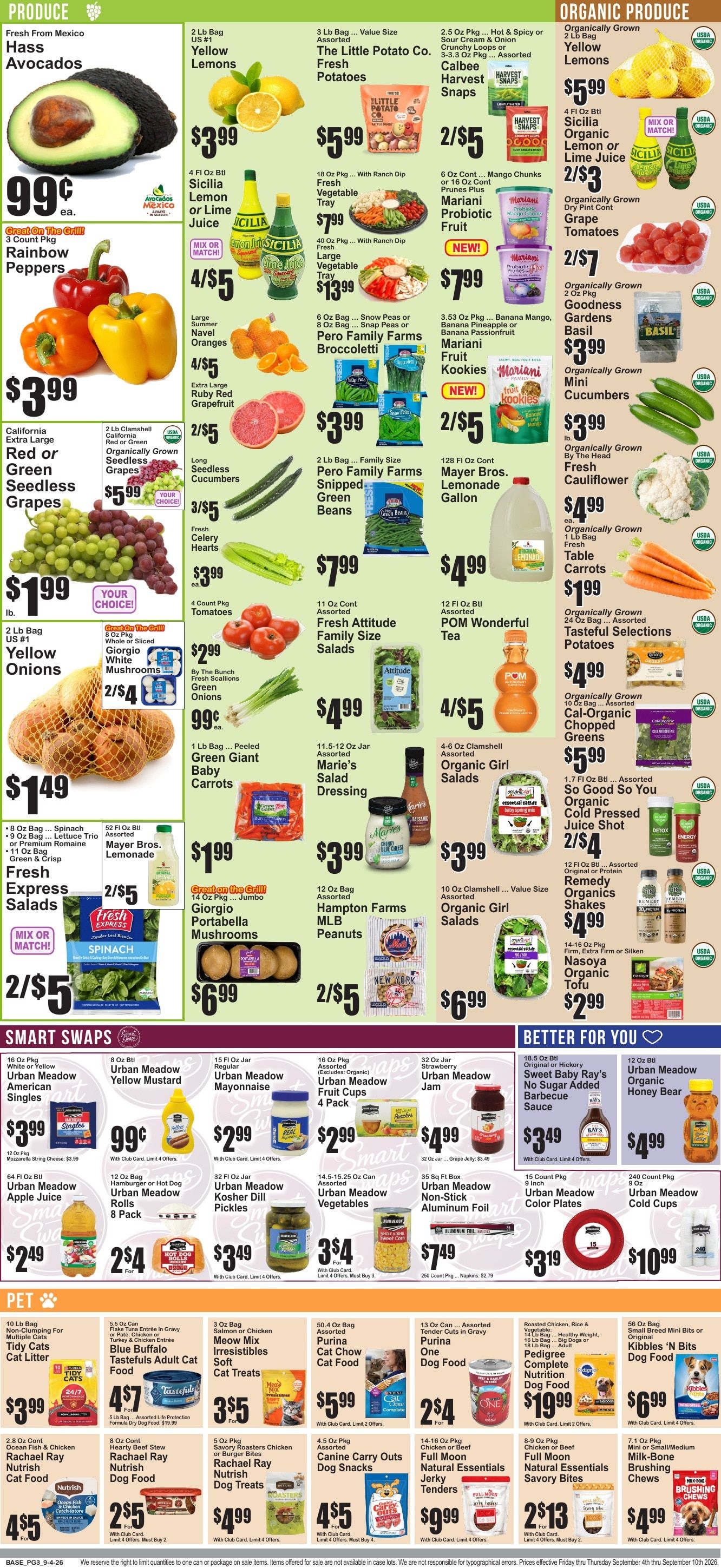Market Fresh Supermarkets Weekly Ad September 4 - 10, 2026