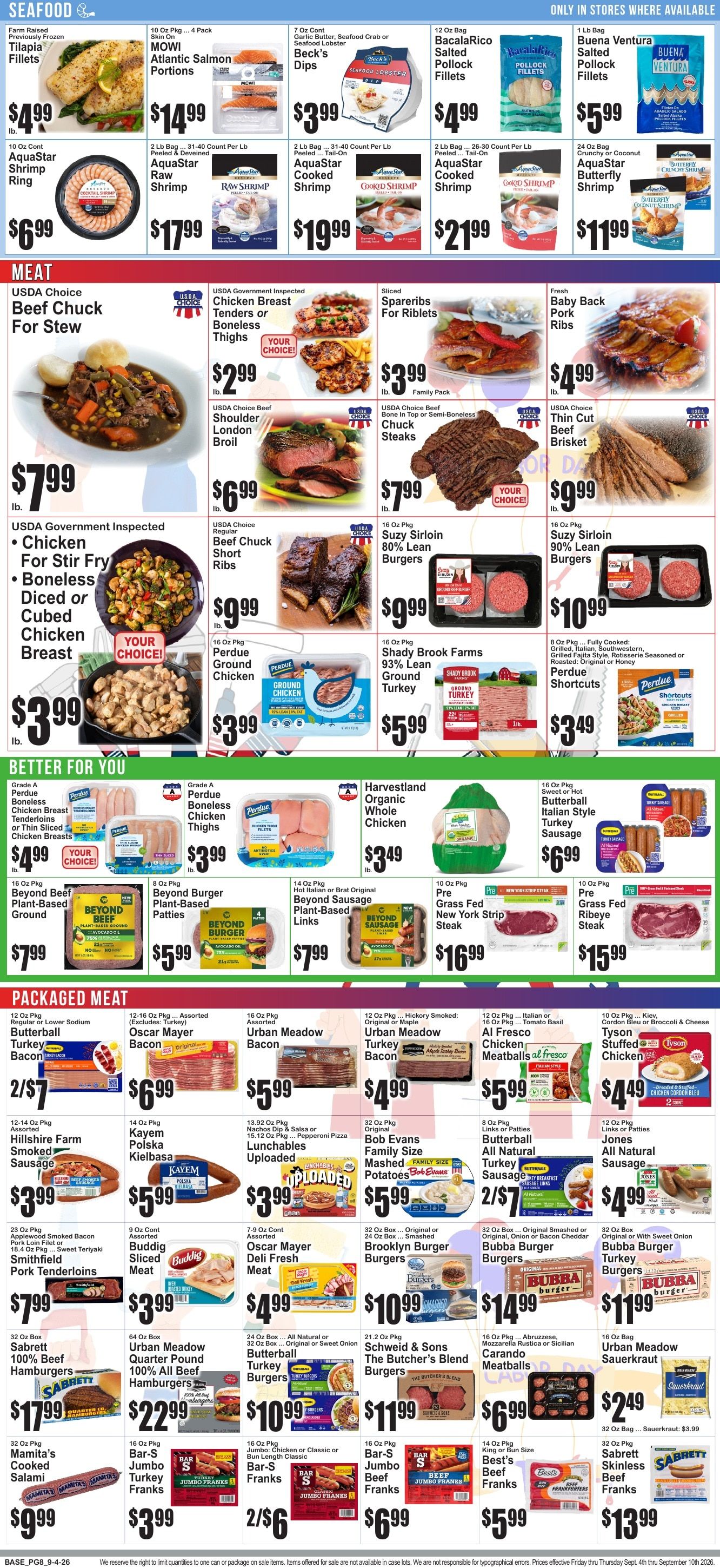 Market Fresh Supermarkets Weekly Ad September 4 - 10, 2026