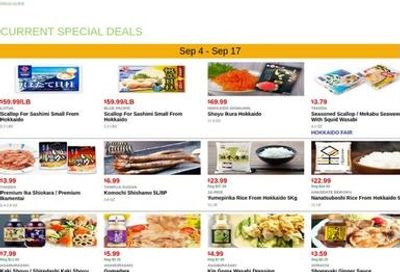 Mitsuwa Marketplace (Allen Area, TX) Weekly Ad September 4 - 17, 2026