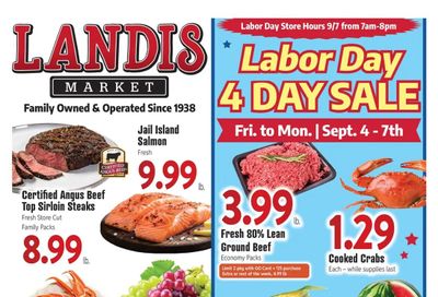 Landis Weekly Ad September 4 - 10, 2026