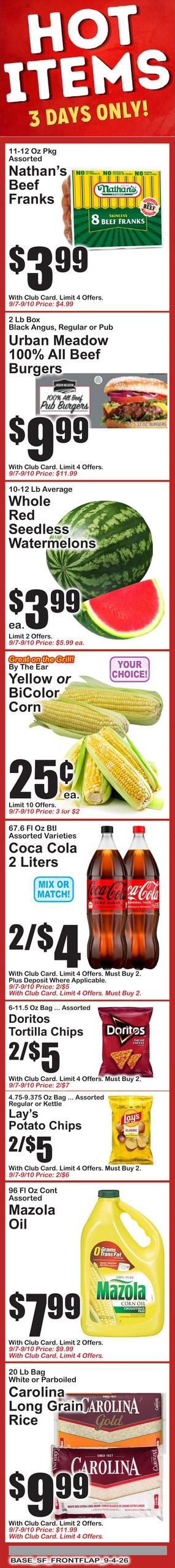 SuperFresh Weekly Ad September 4 - 10, 2026