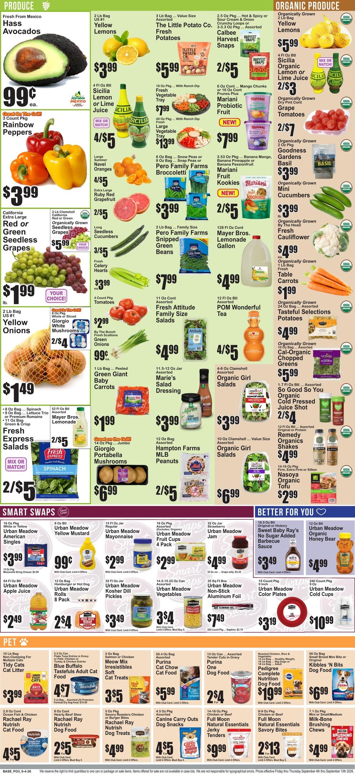 SuperFresh Weekly Ad September 4 - 10, 2026