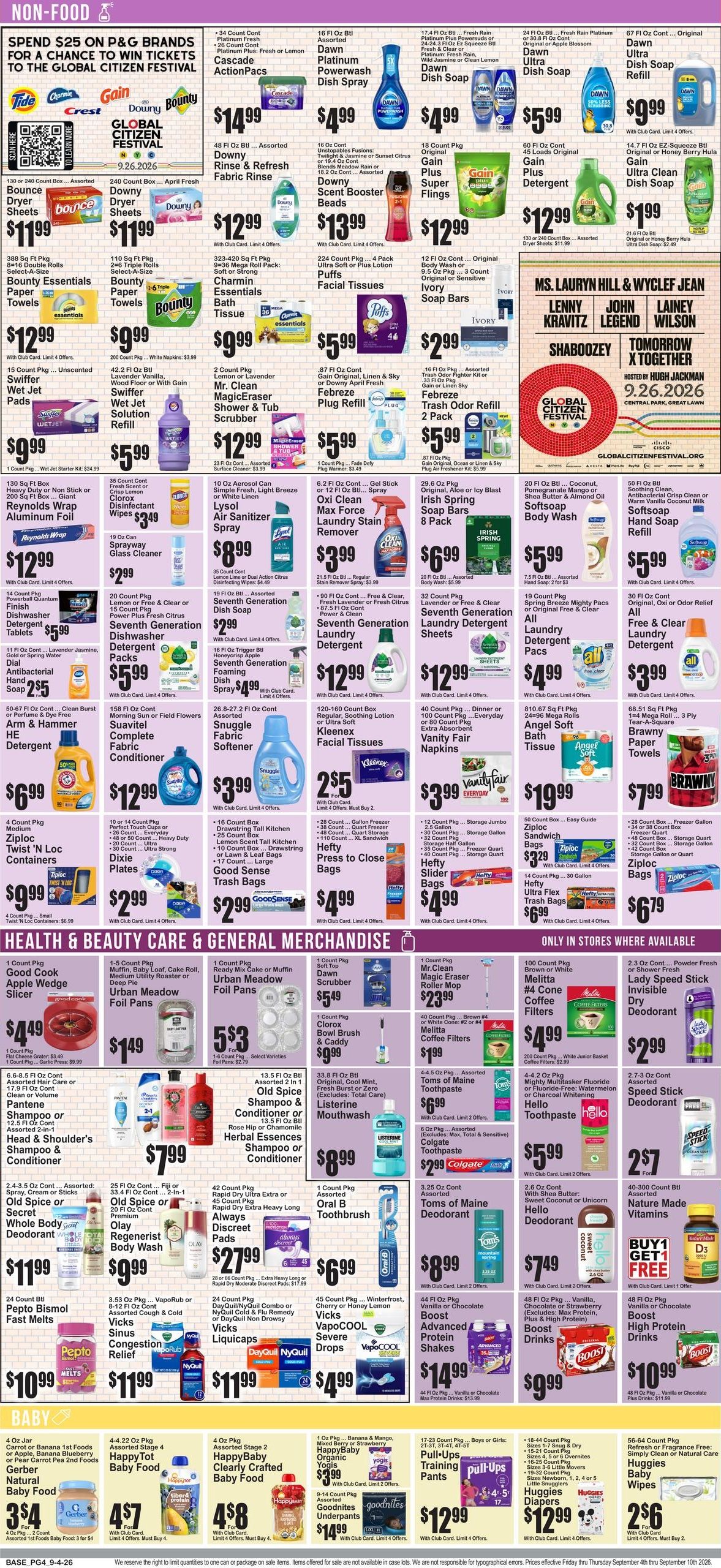 SuperFresh Weekly Ad September 4 - 10, 2026