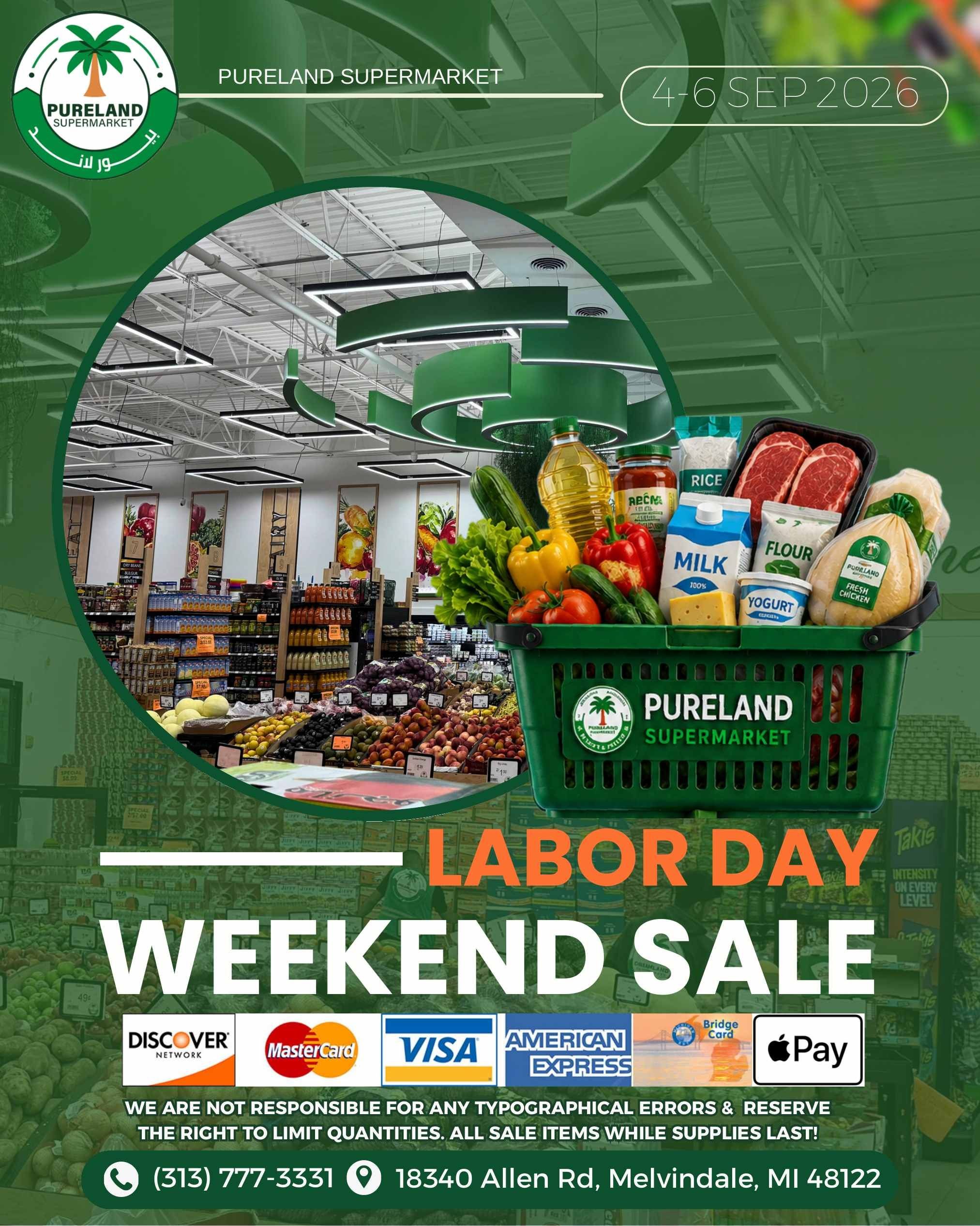 Pureland Supermarket Weekly Ad September 4 - 10, 2026