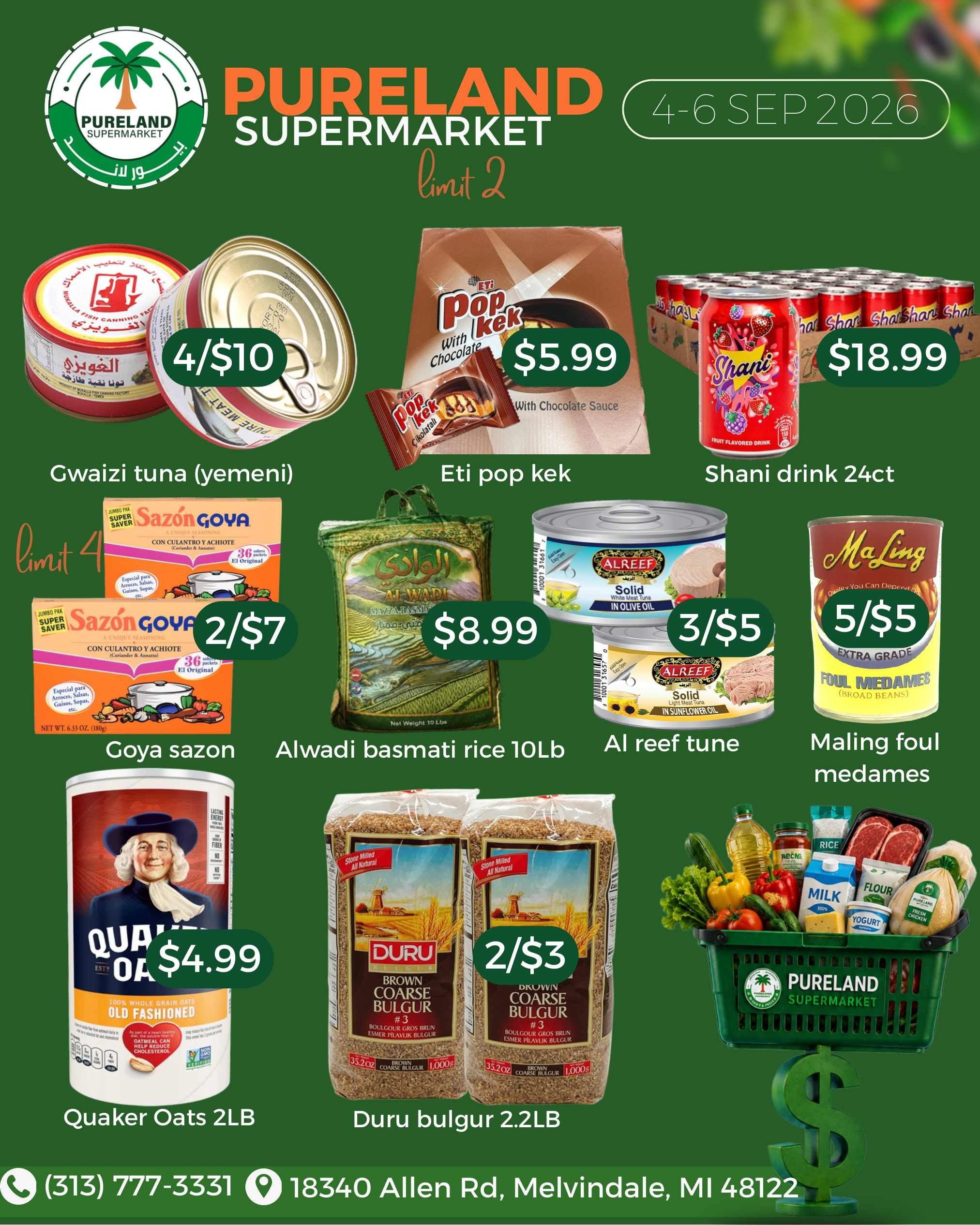 Pureland Supermarket Weekly Ad September 4 - 10, 2026