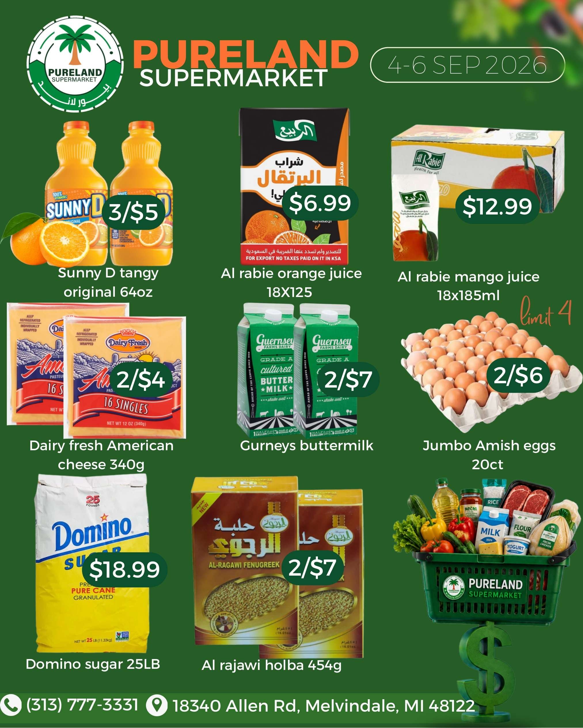 Pureland Supermarket Weekly Ad September 4 - 10, 2026