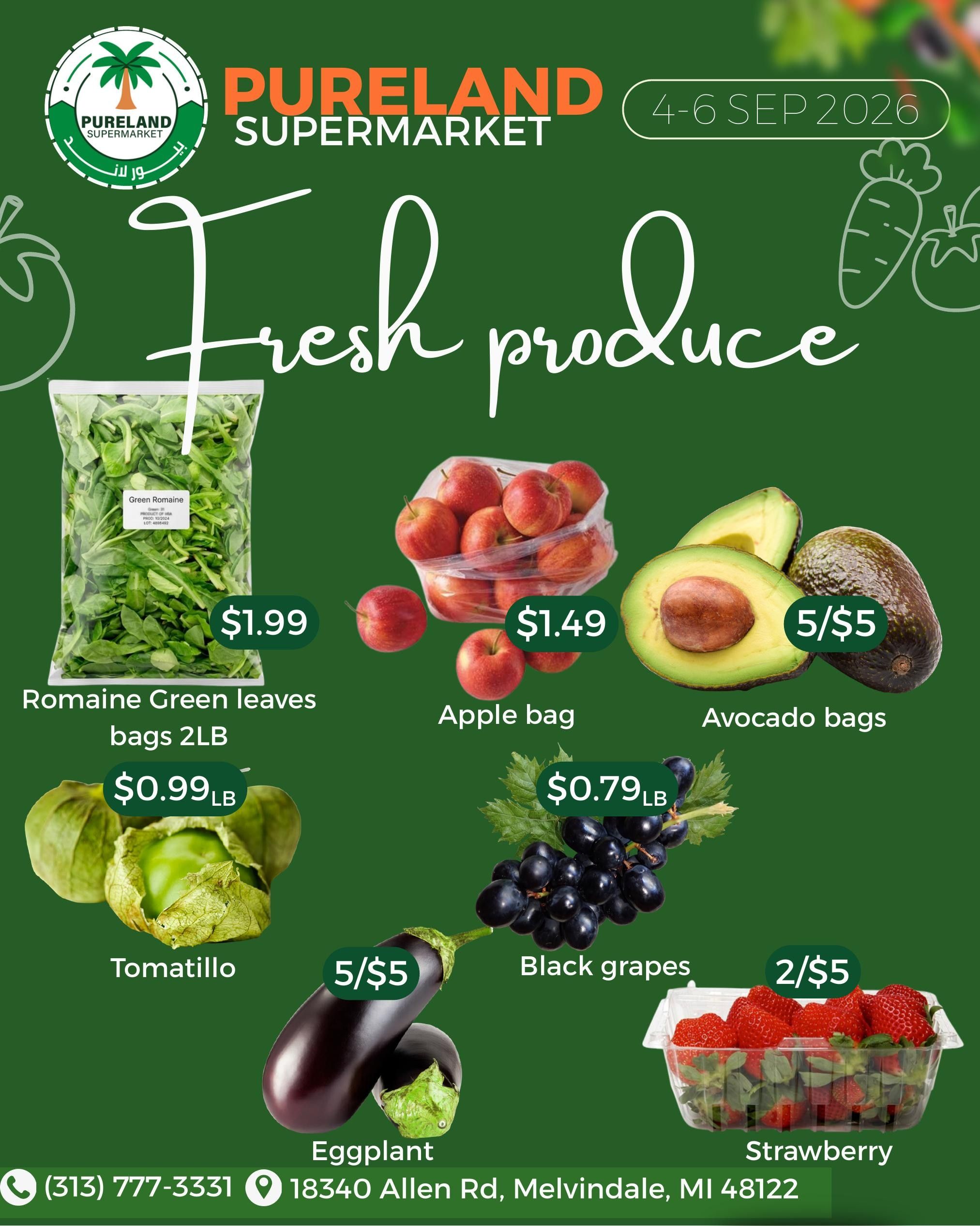 Pureland Supermarket Weekly Ad September 4 - 10, 2026