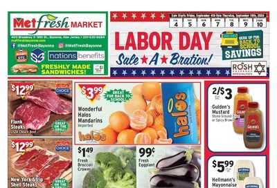 Met Foodmarkets (Bayonne, NJ) Weekly Ad September 4 - 10, 2026