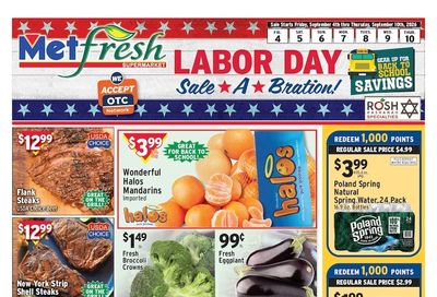Met Foodmarkets (Brooklyn and Whitestone, NY) Weekly Ad September 4 - 10, 2026