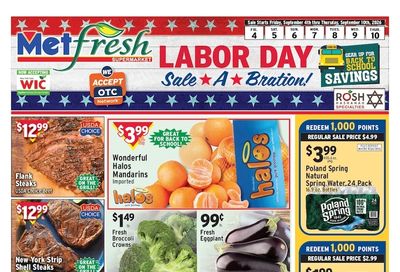 Met Foodmarkets (Brooklyn, NY) Weekly Ad September 4 - 10, 2026