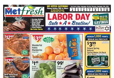 Met Foodmarkets (New York, NY) Weekly Ad September 4 - 10, 2026
