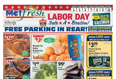 Met Foodmarkets (Ridgewood, NY) Weekly Ad September 4 - 10, 2026
