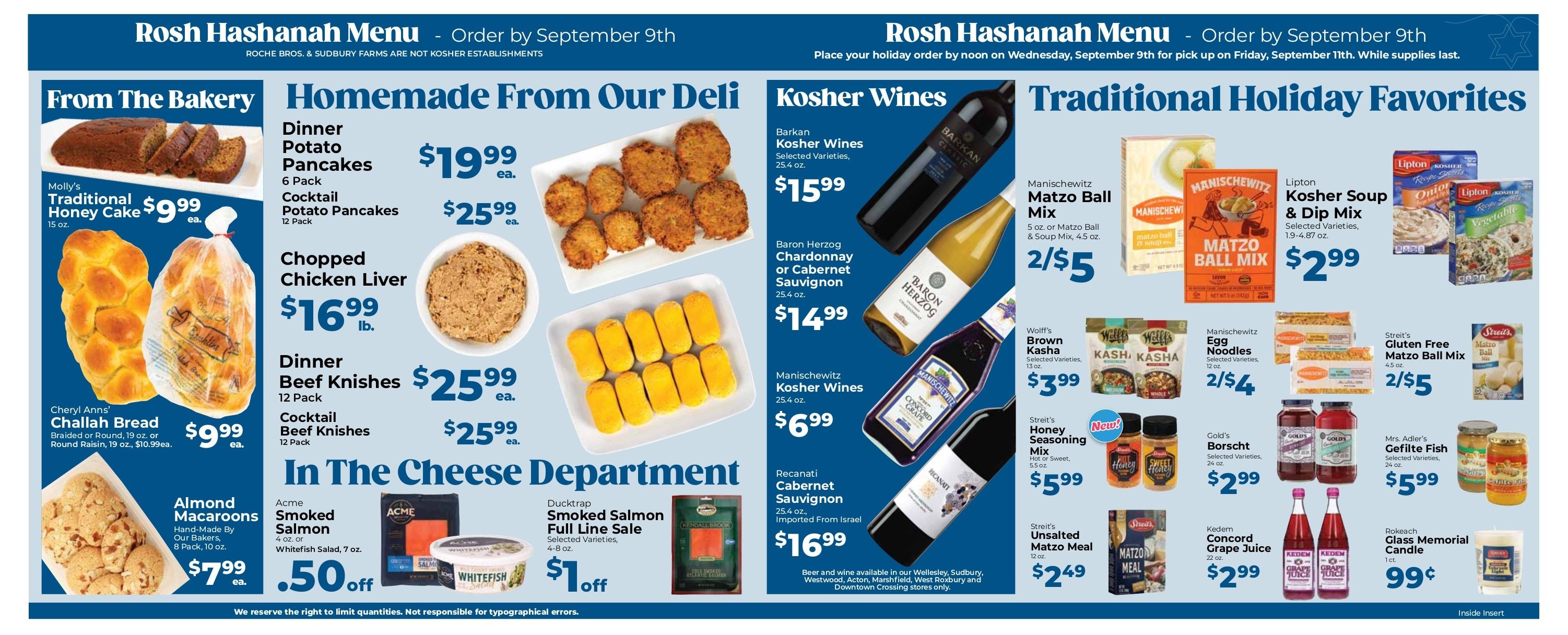 Roche Bros. Weekly Ad September 4 - 10, 2026