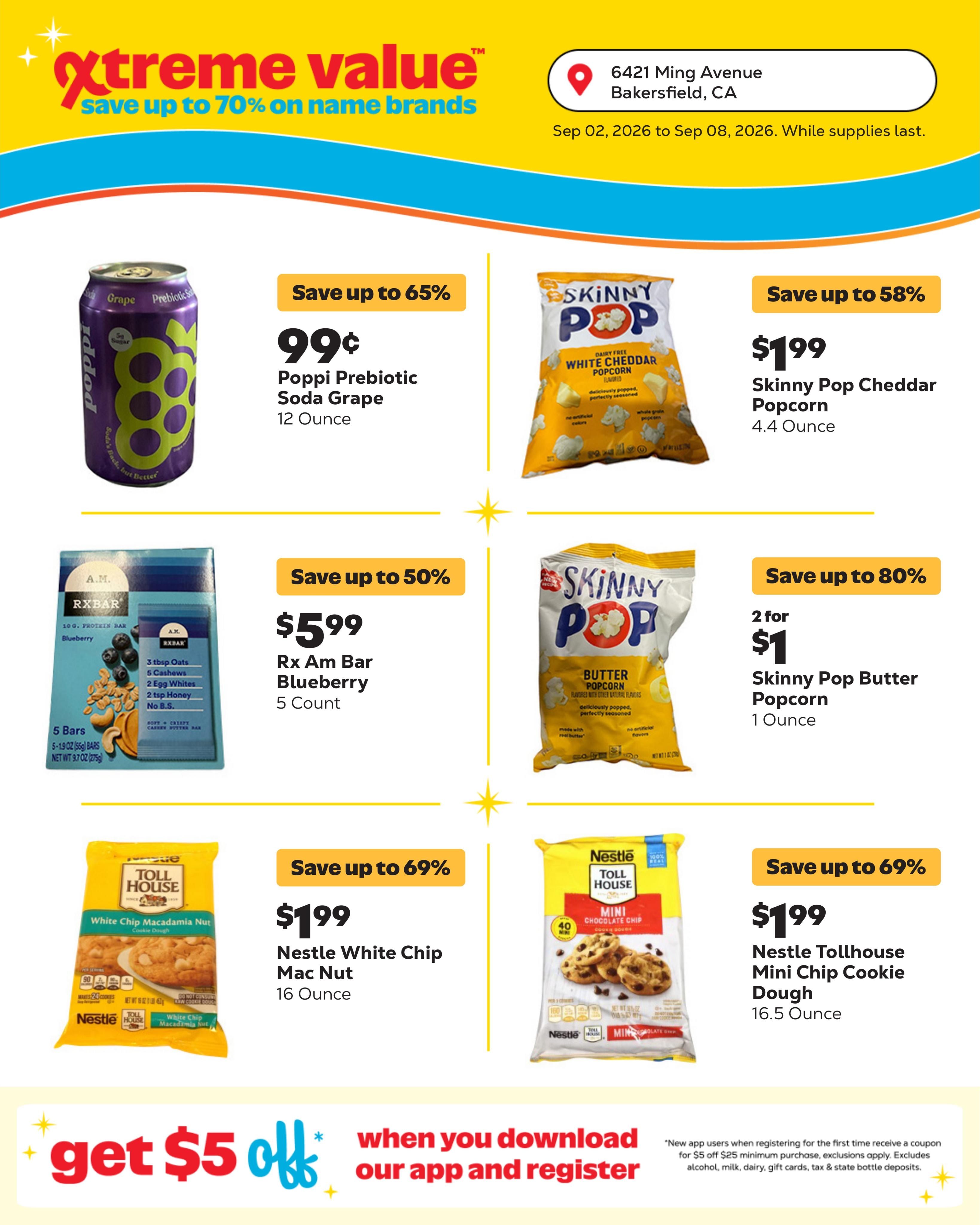 Grocery Outlet (Edison-Lamont Area, CA) Weekly Ad September 2 - 8, 2026