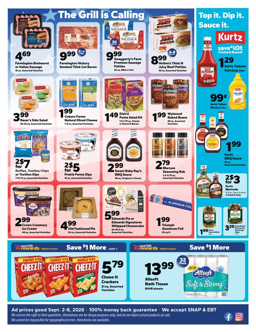 Save a Lot Food Stores (Albion, NY) Weekly Ad September 2 - 8, 2026
