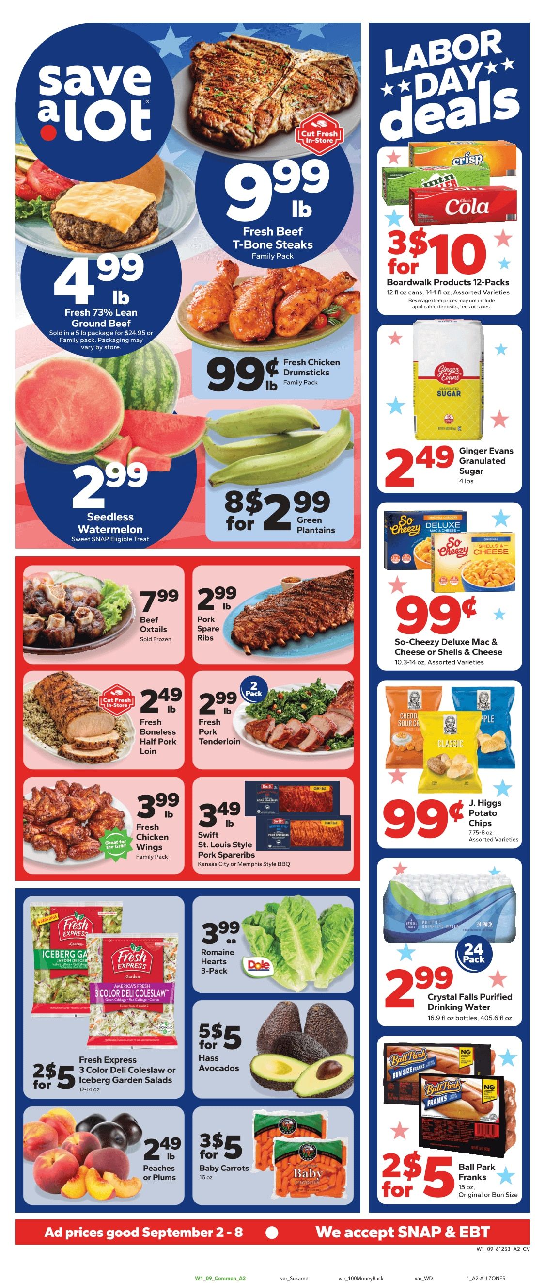 Save a Lot Food Stores (Bridgeport and Hamden, CT) Weekly Ad September 2 - 8, 2026