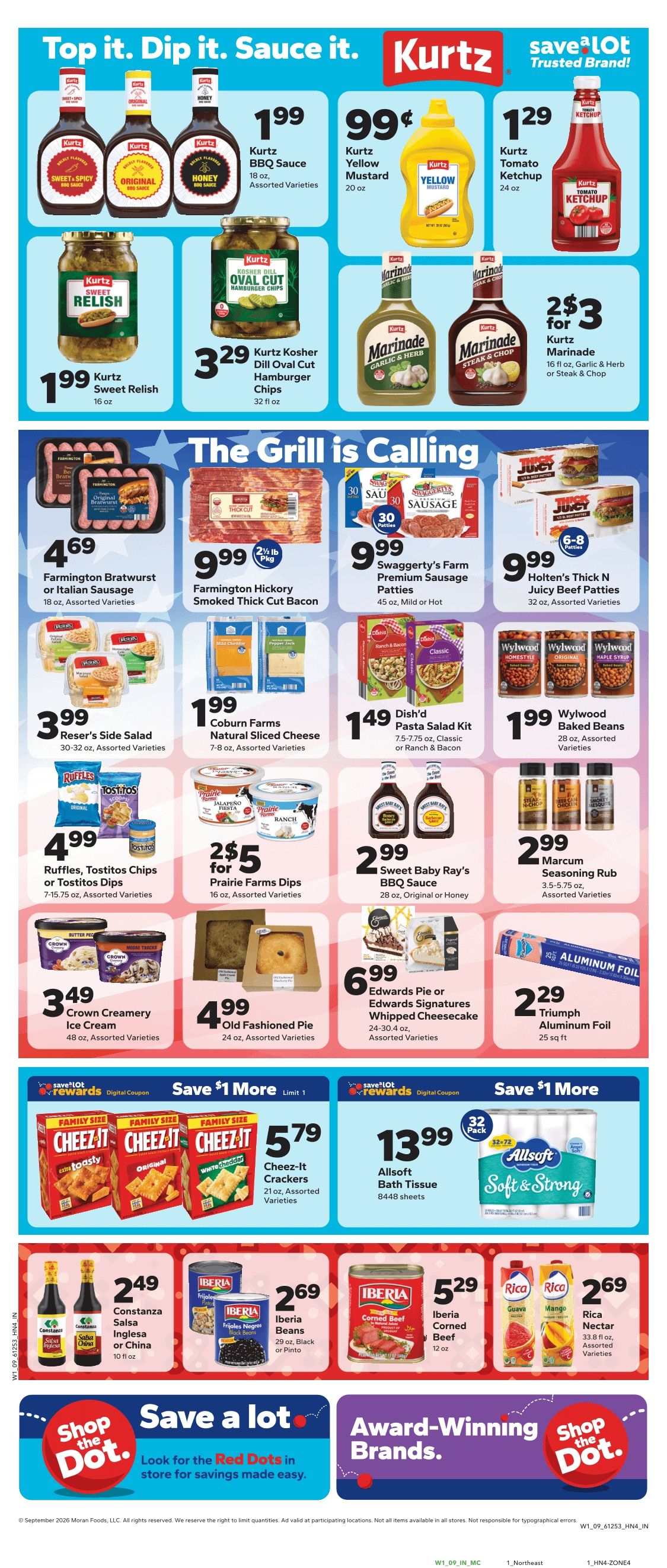 Save a Lot Food Stores (Bridgeport and Hamden, CT) Weekly Ad September 2 - 8, 2026
