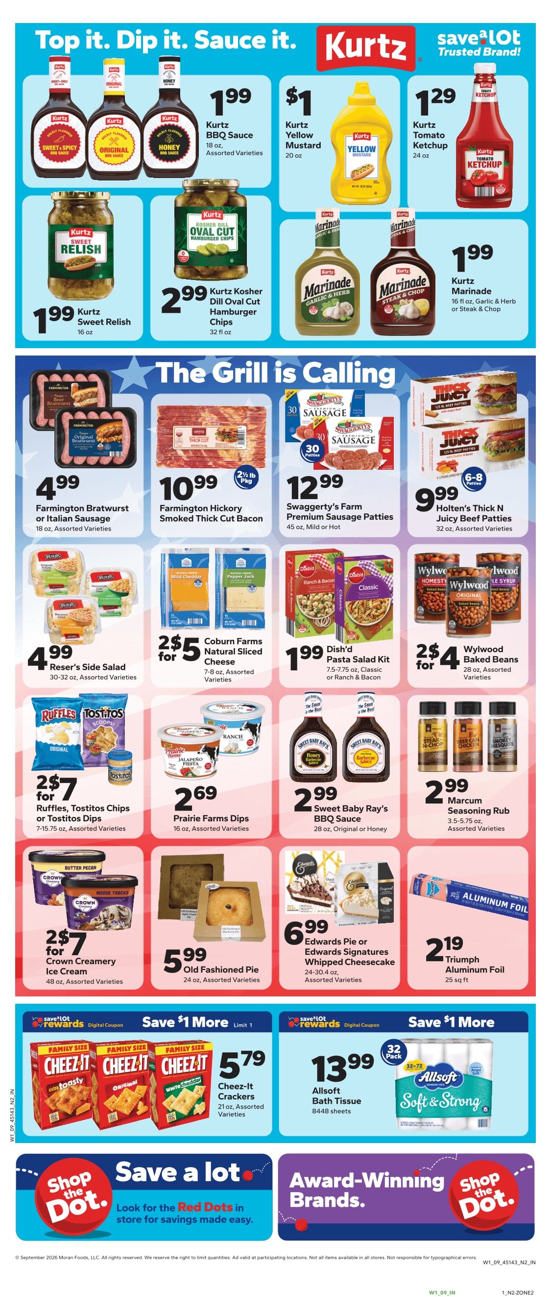 Save a Lot Food Stores (Fulton, NY) Weekly Ad August 30 - September 5, 2026
