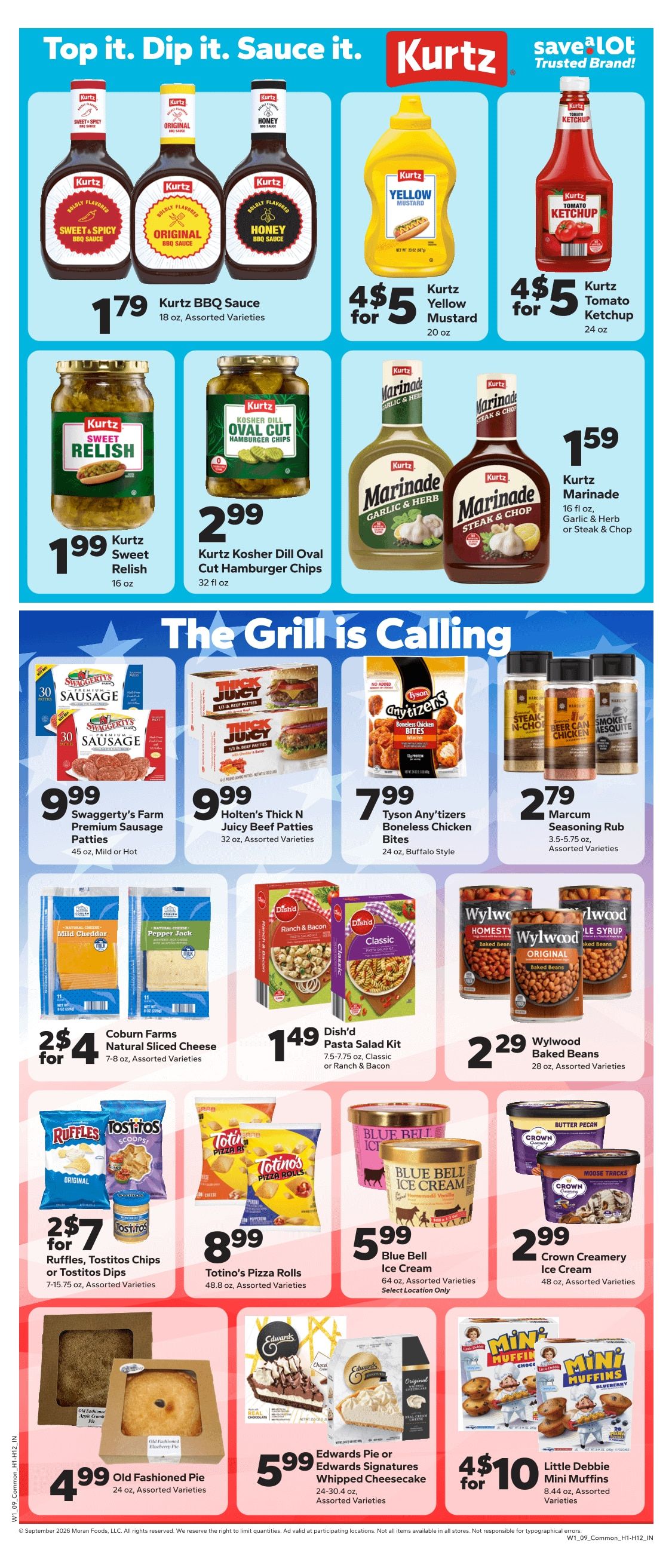Save a Lot Food Stores (Murphy, NC) Weekly Ad September 2 - 8, 2026