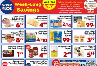 Save a Lot Food Stores (North Tonawanda, NY) Weekly Ad September 2 - 8, 2026