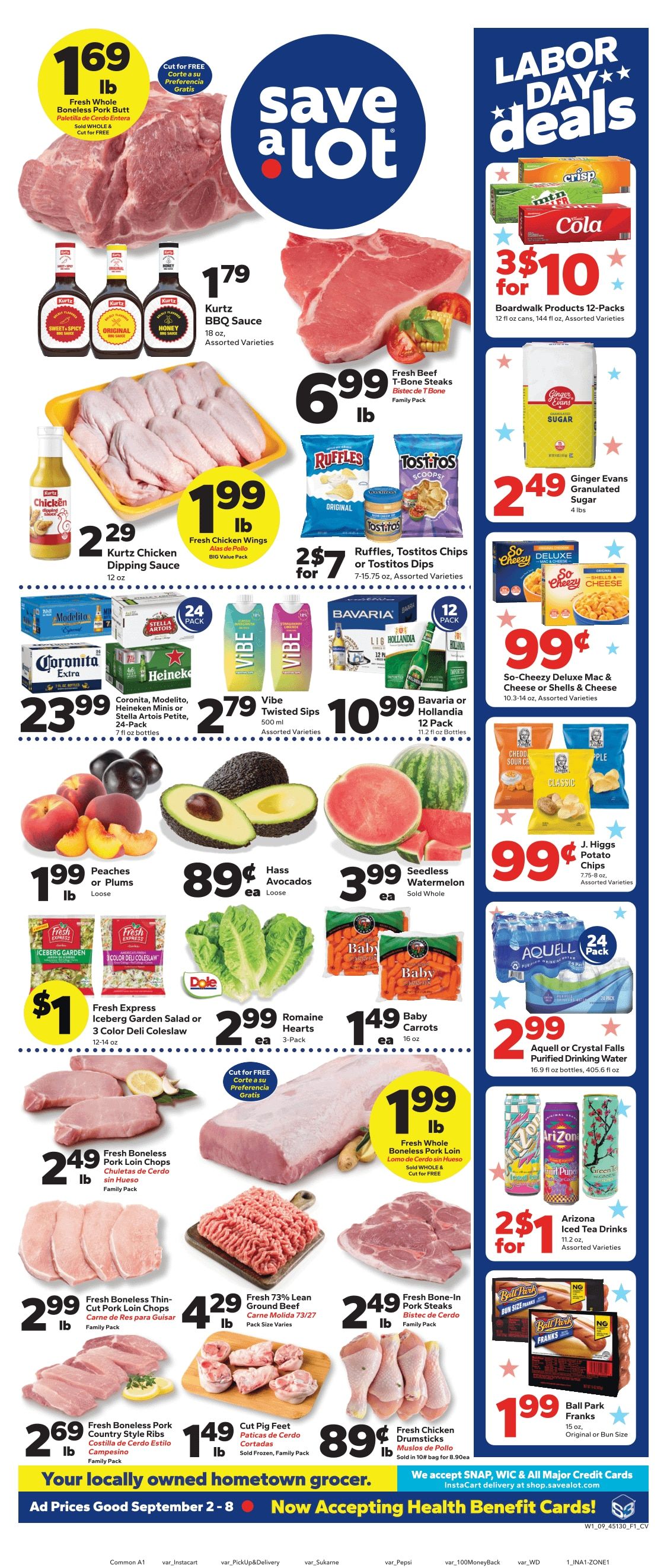 Save a Lot Food Stores (Pahokee, FL) Weekly Ad September 2 - 8, 2026