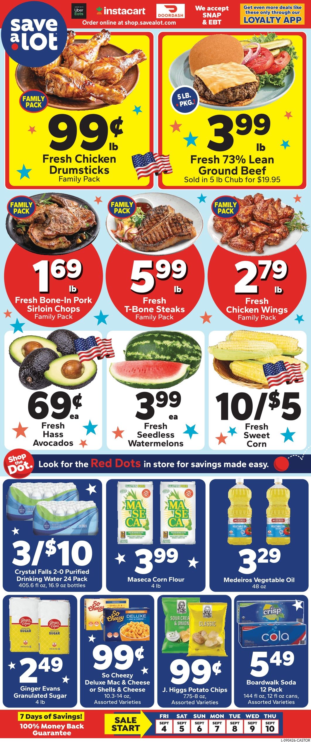 Save a Lot Food Stores (Philadelphia, PA) Weekly Ad September 4 - 10, 2026