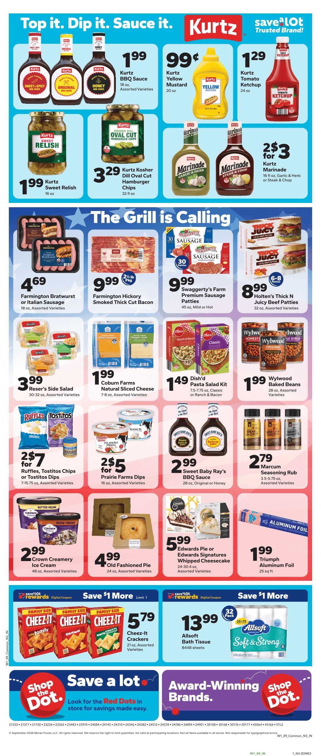 Save a Lot Food Stores (Port Jervis, NY) Weekly Ad August 30 - September 5, 2026