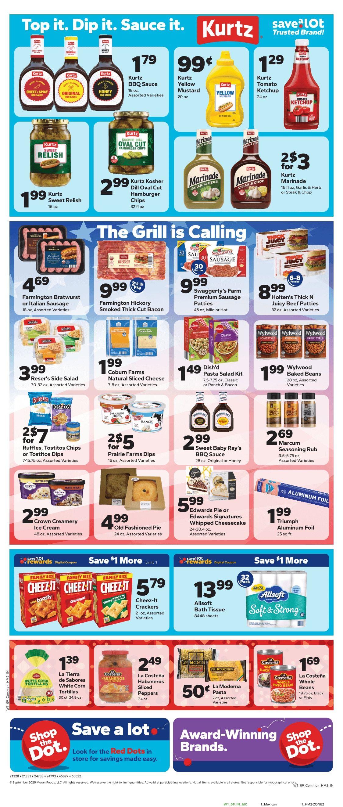Save a Lot Food Stores (Westland, MI) Weekly Ad September 2 - 15, 2026