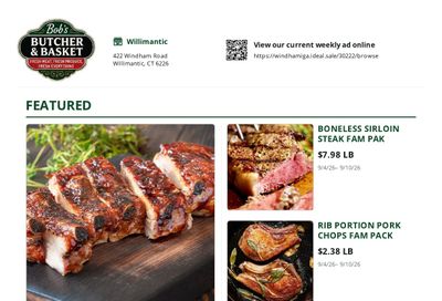 Bob's Butcher & Basket Weekly Ad September 4 - 10, 2026