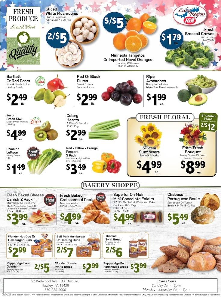 Lake Region IGA Weekly Ad September 4 - 10, 2026