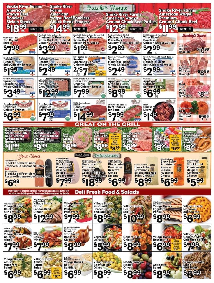 Village Barn Fresh Market Weekly Ad September 4 - 10, 2026
