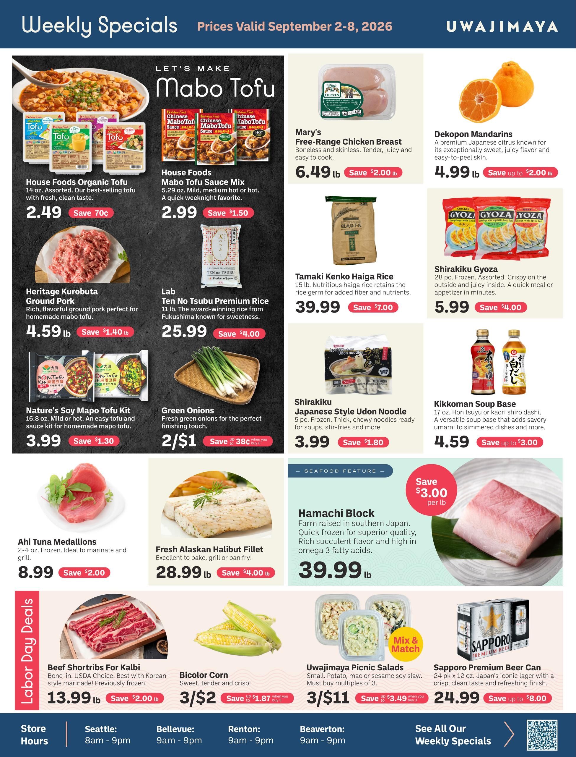 Uwajimaya Weekly Ad September 2 - 8, 2026