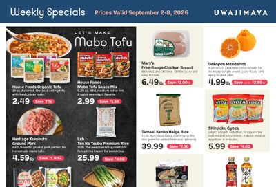 Uwajimaya Weekly Ad September 2 - 8, 2026