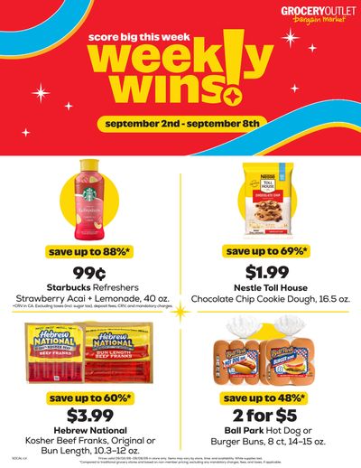 Grocery Outlet (Frazier Park Area, CA) Weekly Ad September 2 - 8, 2026