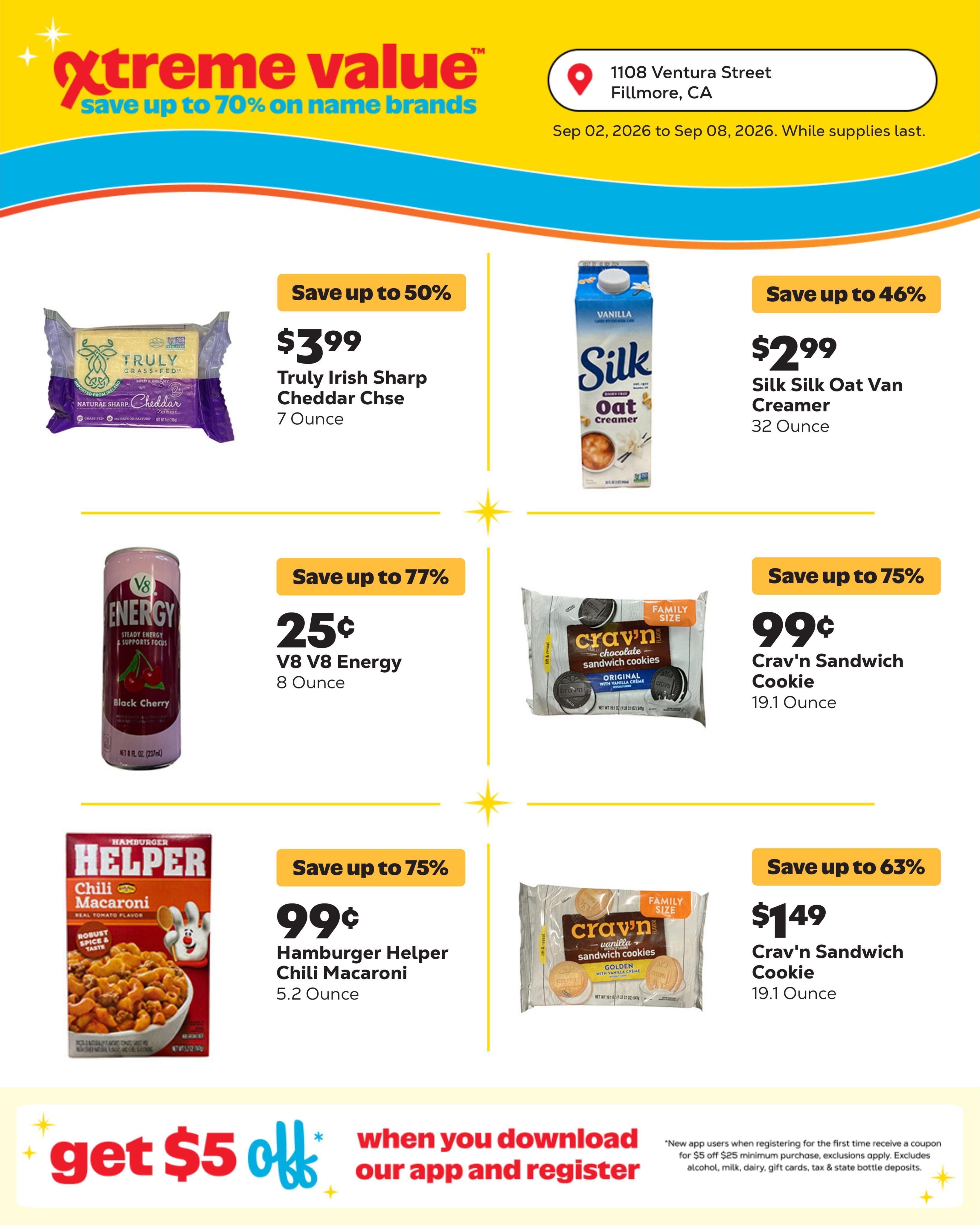 Grocery Outlet (Frazier Park Area, CA) Weekly Ad September 2 - 8, 2026