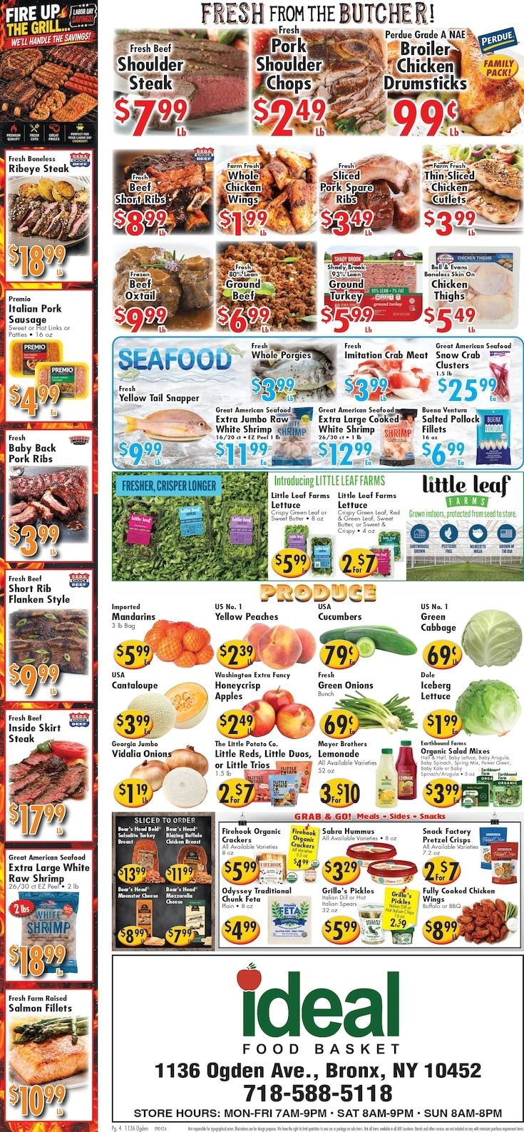 Ideal Food Basket (Bronx, NY) Weekly Ad September 4 - 10, 2026