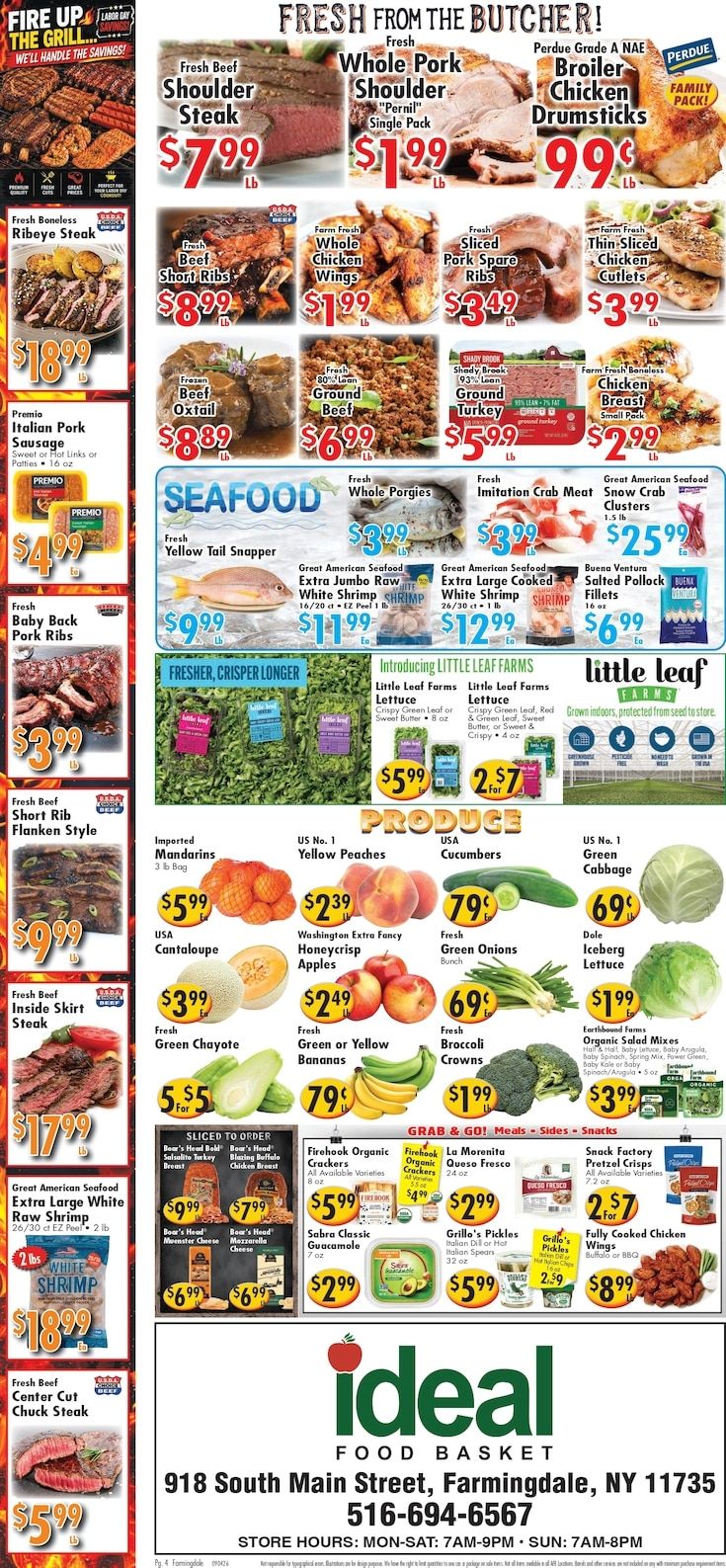 Ideal Food Basket (Farmingdale, NY) Weekly Ad September 4 - 10, 2026