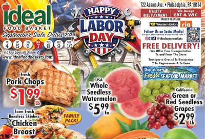 Ideal Food Basket (Philadelphia, PA) Weekly Ad September 4 - 10, 2026