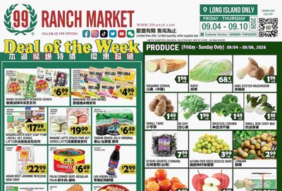 99 Ranch Market (Westbury, NY) Weekly Ad September 4 - 11, 2026