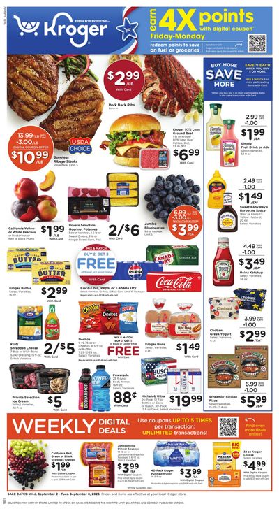 Kroger (Afton Area, VA) Weekly Ad September 2 - 8, 2026