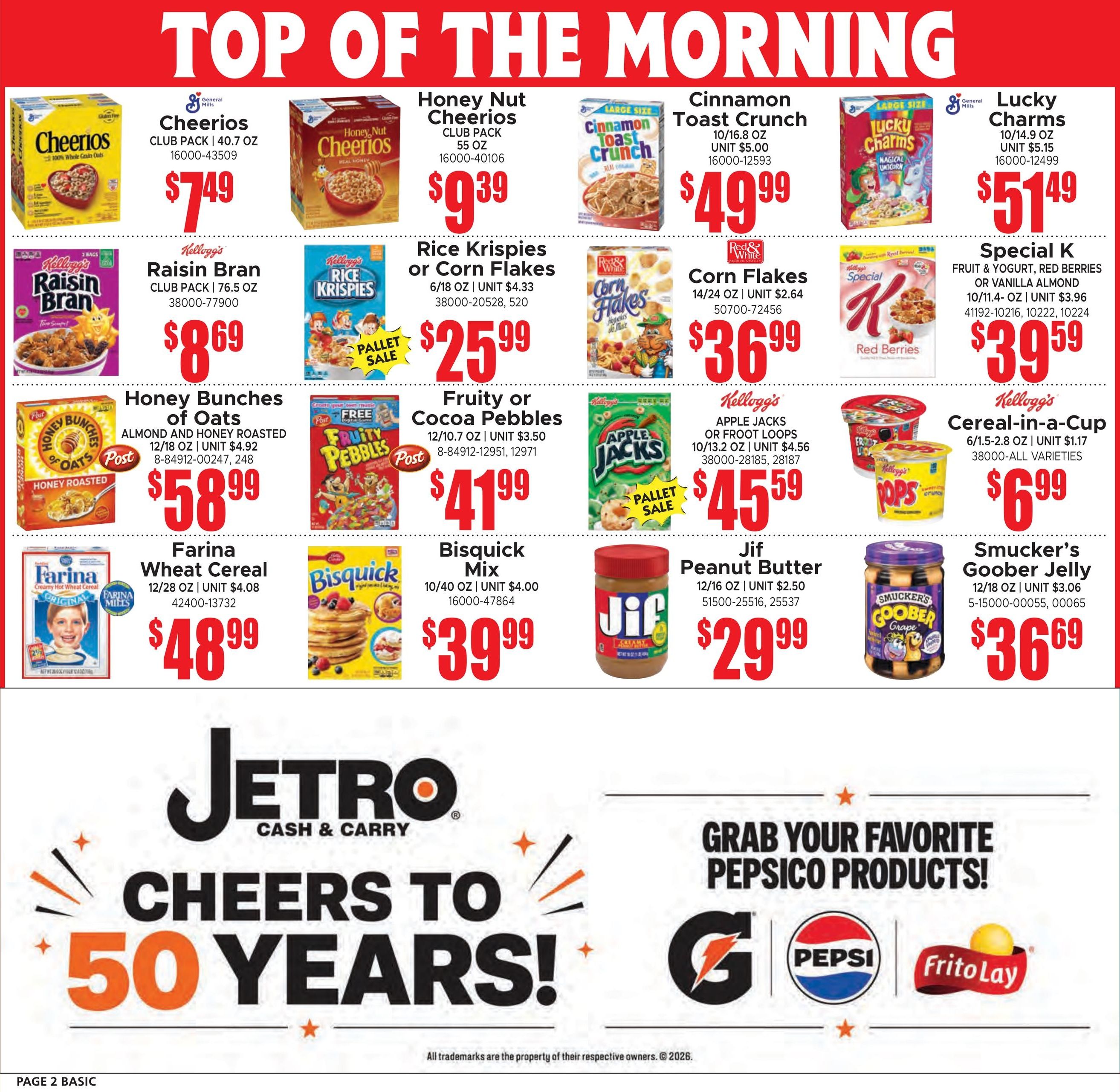 Jetro (Haddonfield Area, NJ) Weekly Ad September 2 - 17, 2026