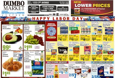 Dumbo Market (New York, NY) Key Food Weekly Ad September 4 - 10, 2026