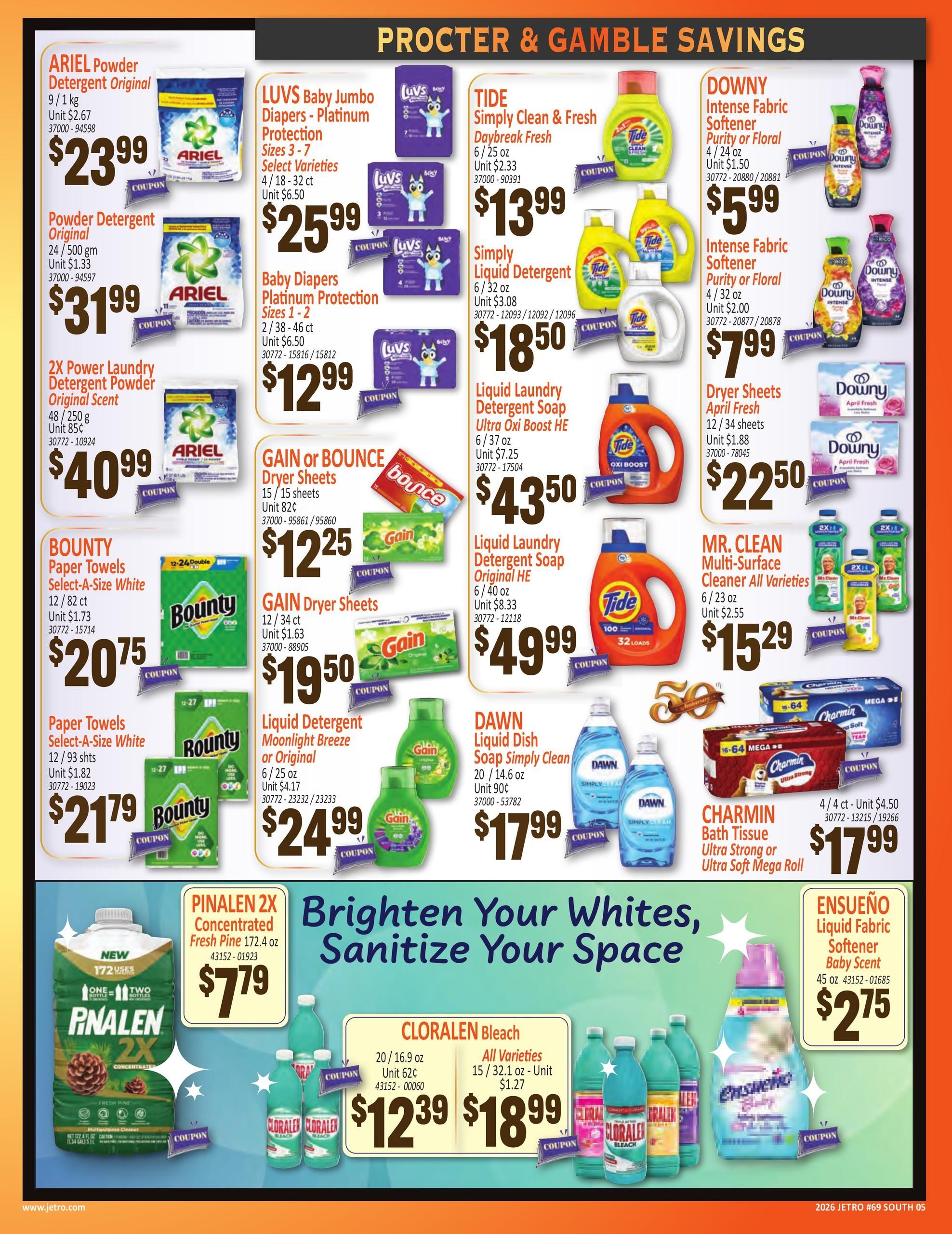 Jetro (Downey Area, CA) Weekly Ad September 2 - 17, 2026