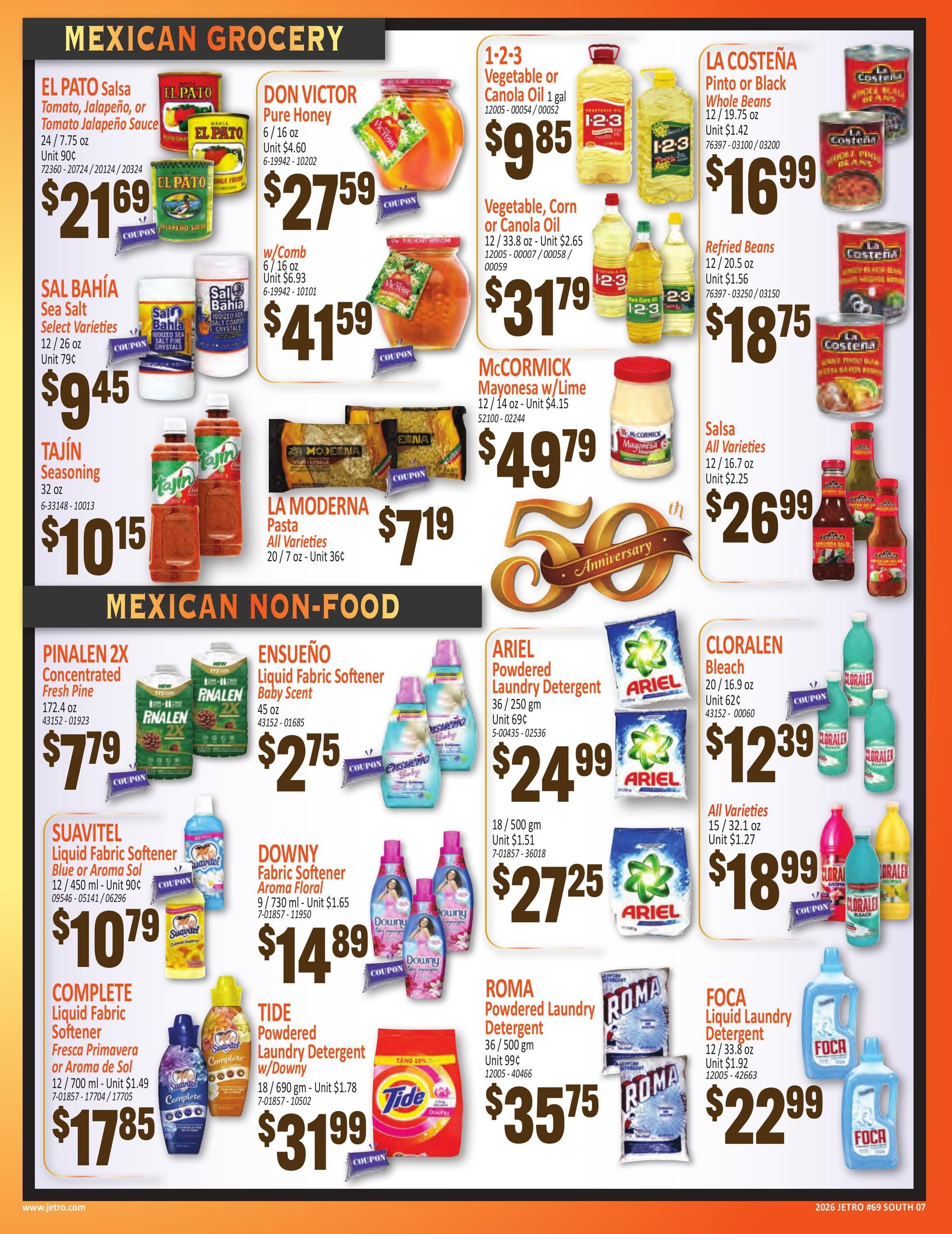 Jetro (Downey Area, CA) Weekly Ad September 2 - 17, 2026