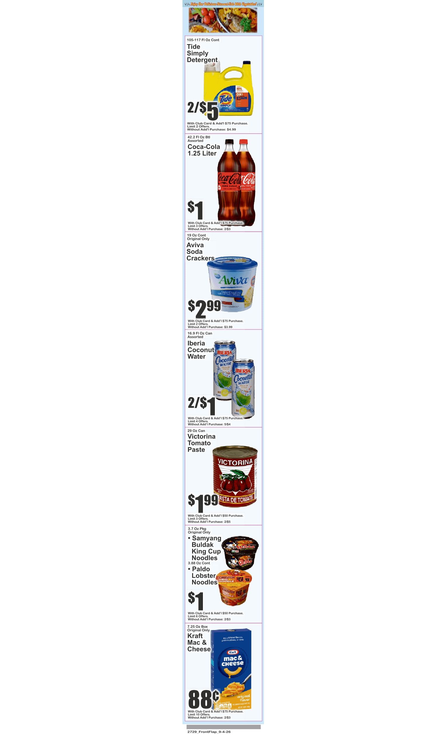 Golden Mango (2300 Randall Avenue, Bronx, NY) Key Food Weekly Ad September 4 - 10, 2026