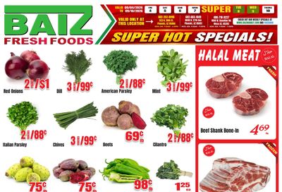Baiz Market (523 North 20th Street, Phoenix, AZ) Weekly Ad September 4 - 10, 2026