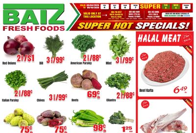 Baiz Market (Mesa, AZ) Weekly Ad September 4 - 10, 2026