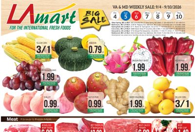LA Mart Hispanic Weekly Ad September 4 - 10, 2026