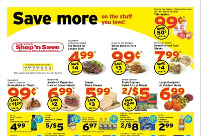 Hunter's Shop 'n Save Weekly Ad September 6 - 12, 2026