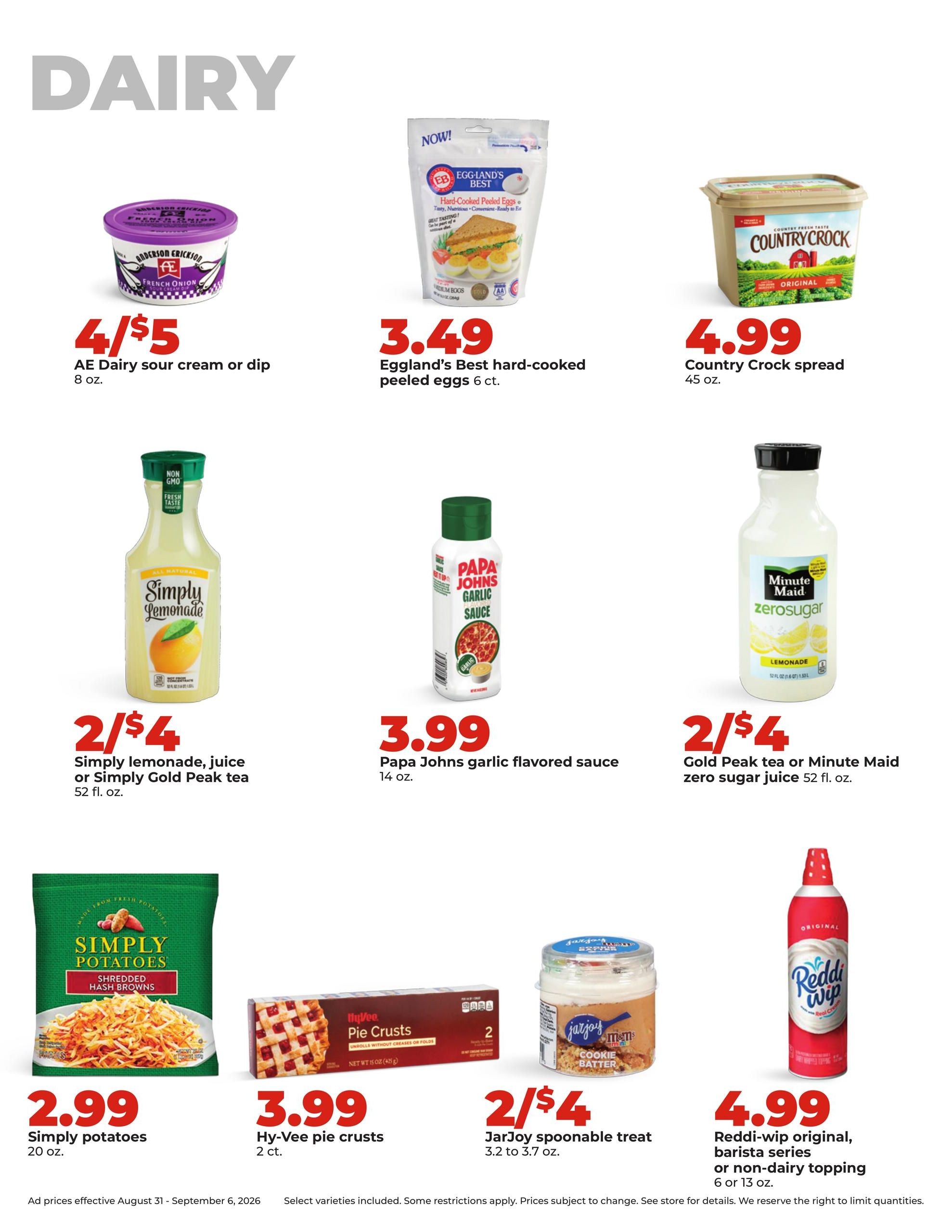 Hy-Vee (Belden-Magnet Area, NE) Weekly Ad August 31 - September 6, 2026